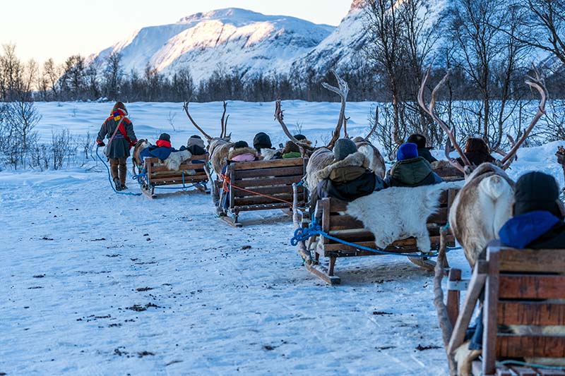 Sami kamp bezoeken Tromso